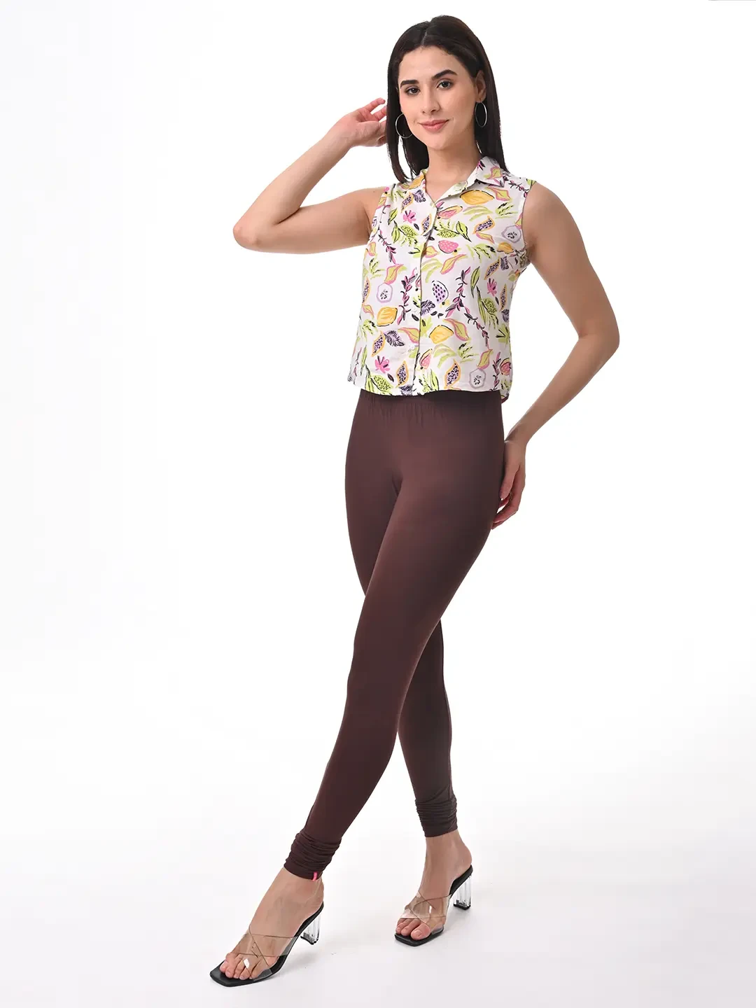 Brown - Chudithar Leggings